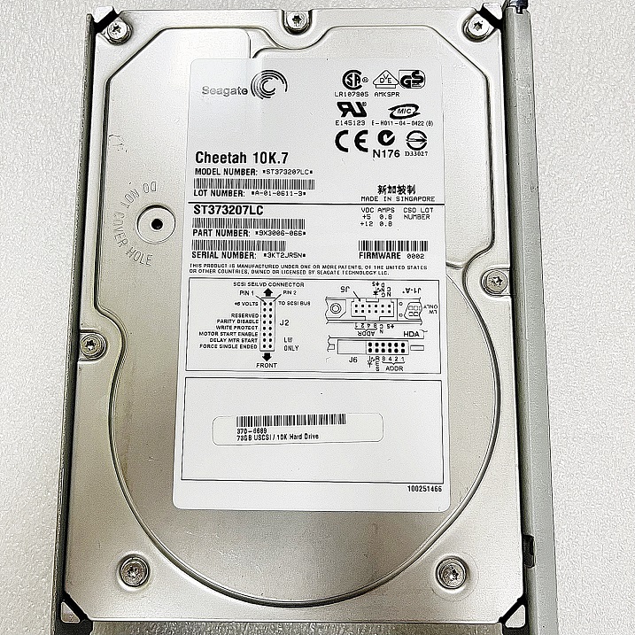 SUN 370-6689 [TorCompTH Thailand ขาย จำหน่าย ราคา] Sun 73GB 10K Ultra320 SCSI HDD