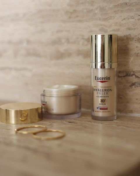 เซต Eucerin Hyaluron [HD] Radiance-Lift Filler 3D Serum + Night Cream เซรั่ม+ครีมลดเลือนริ้วรอย