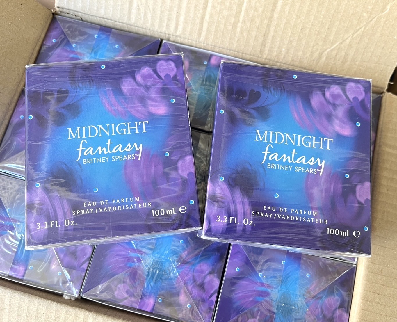 Britney Spears Midnight Fantasy EDP 100ml. น้ำหอมบริทนีย์สเปียร์ส (1กล่อง)