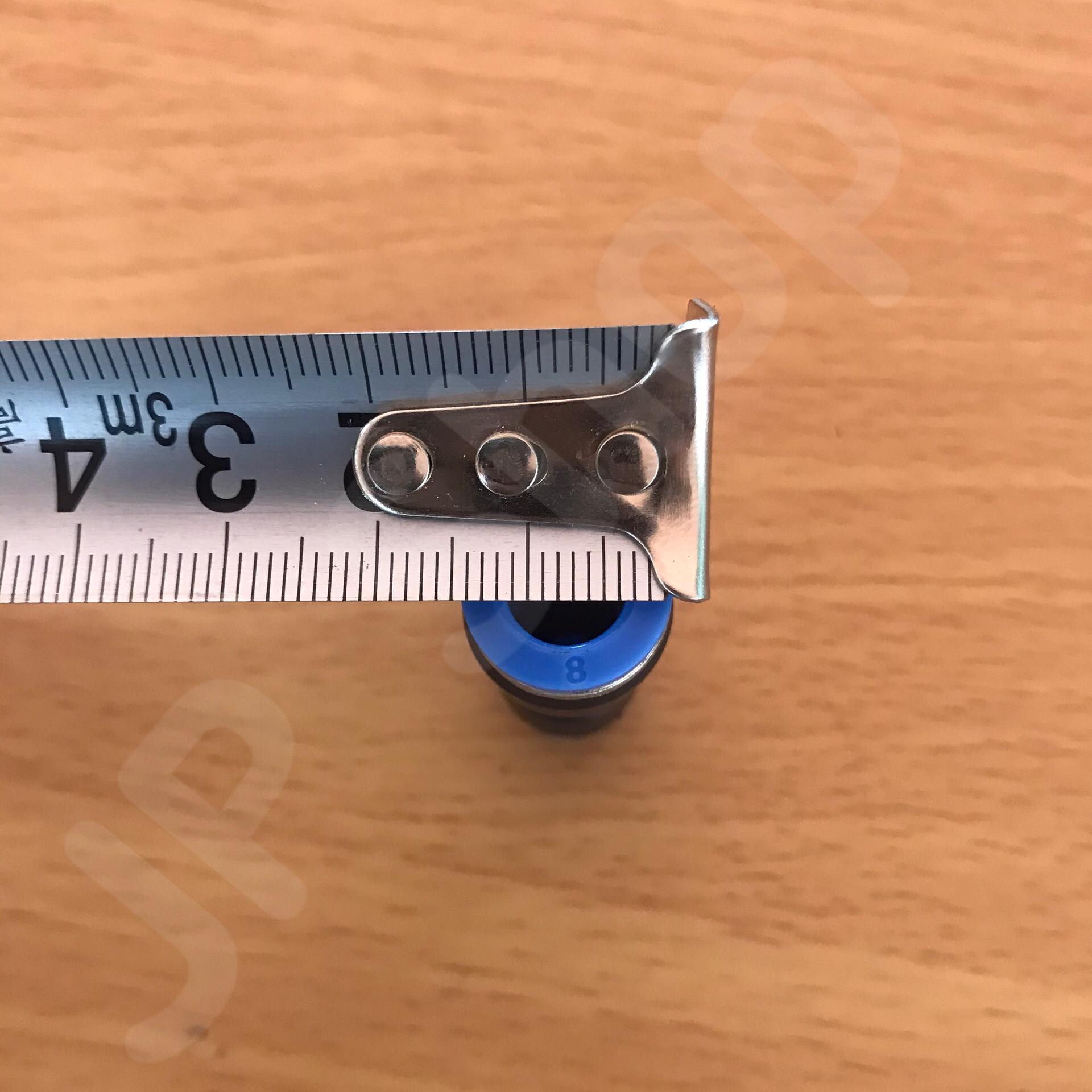 ข้อต่อลม PG 8-6 มม.-ต่อตรง ฟิตติ้งสายลม 8 ลด 6 มม. #080060