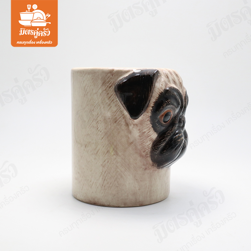 ที่ใส่ปากกา เก็บช้อน ลายหมาปั๊ก