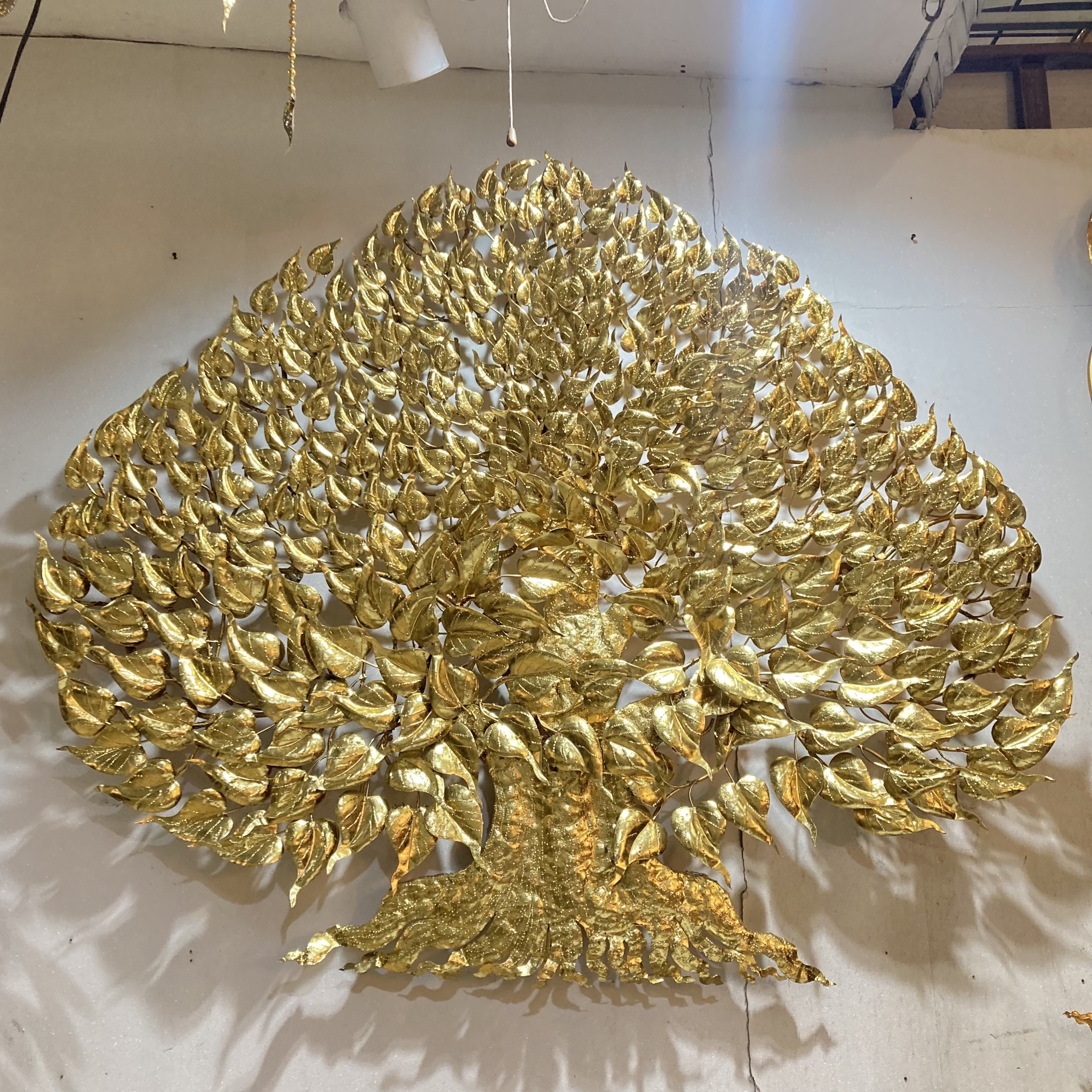 ใบโพธิ์รัศมีนำโชค (130x150 cm)