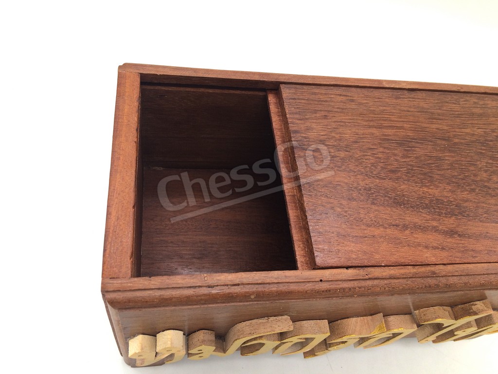 กล่องหมากรุกไทยแบบฝาเลื่อน