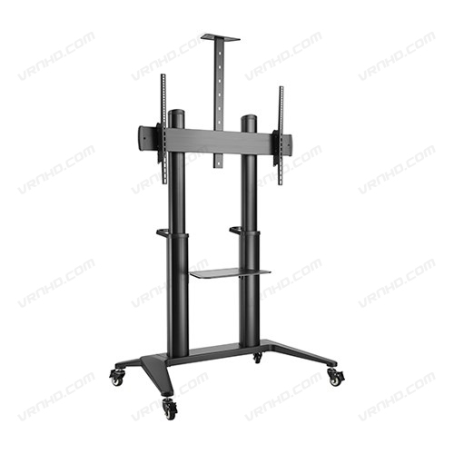 KRATOS-120B (Matte Black) ขาตั้งทีวี,จอ interactive,touch screen ขนาด 70"-120" ระดับ Premium ปรับความสูงได้ 1.25-1.60 เมตร, Max VESA 1000x600 mm., Weight Capacity 140 Kg.