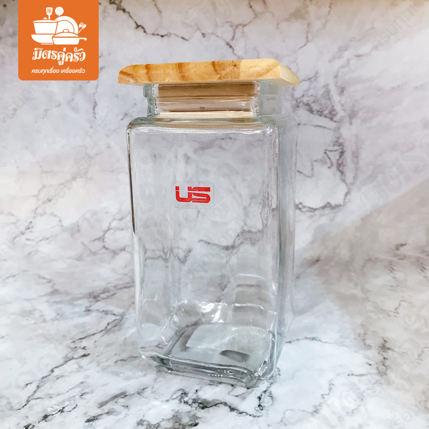 ขวดโหล ฝาไม้ - US