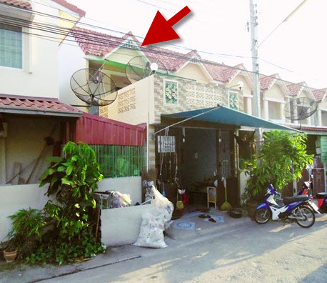 ขายทาวน์เฮาส์ 2 ชั้น ม.ภูมิใจนิเวศน์ 14 ซอยวัดใหญ่ ใกล้ตลาดโค้งสน เนื้อที่ 18.3 ตร.วา ติดถนนเมน ค้าขายได้ สมุทรปราการ