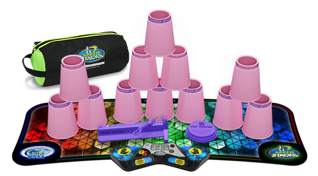 ชุดแก้วสแต็ครุ่นโปร G5 Pro Competitor Speed Stacks (แก้วPro Series 2+แผ่นรองPro Mat G5+นาฬิกาG5+กระเป๋า)