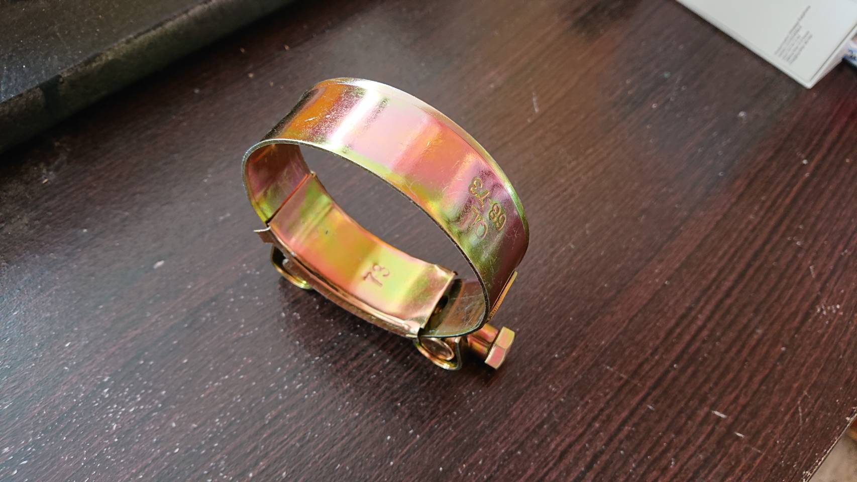 เข็มขัดรัดท่อชุบซิงค์ ปลอกรัดชุบซิงค์ 68-73 มม. สายรัดท่อ กิ๊บรัดท่อ ปลอกรัดท่อ อย่างดี แข็งแรงทนทาน รัดได้เยอะ ปรับระดับได้ ราคา/ชิ้น #6873