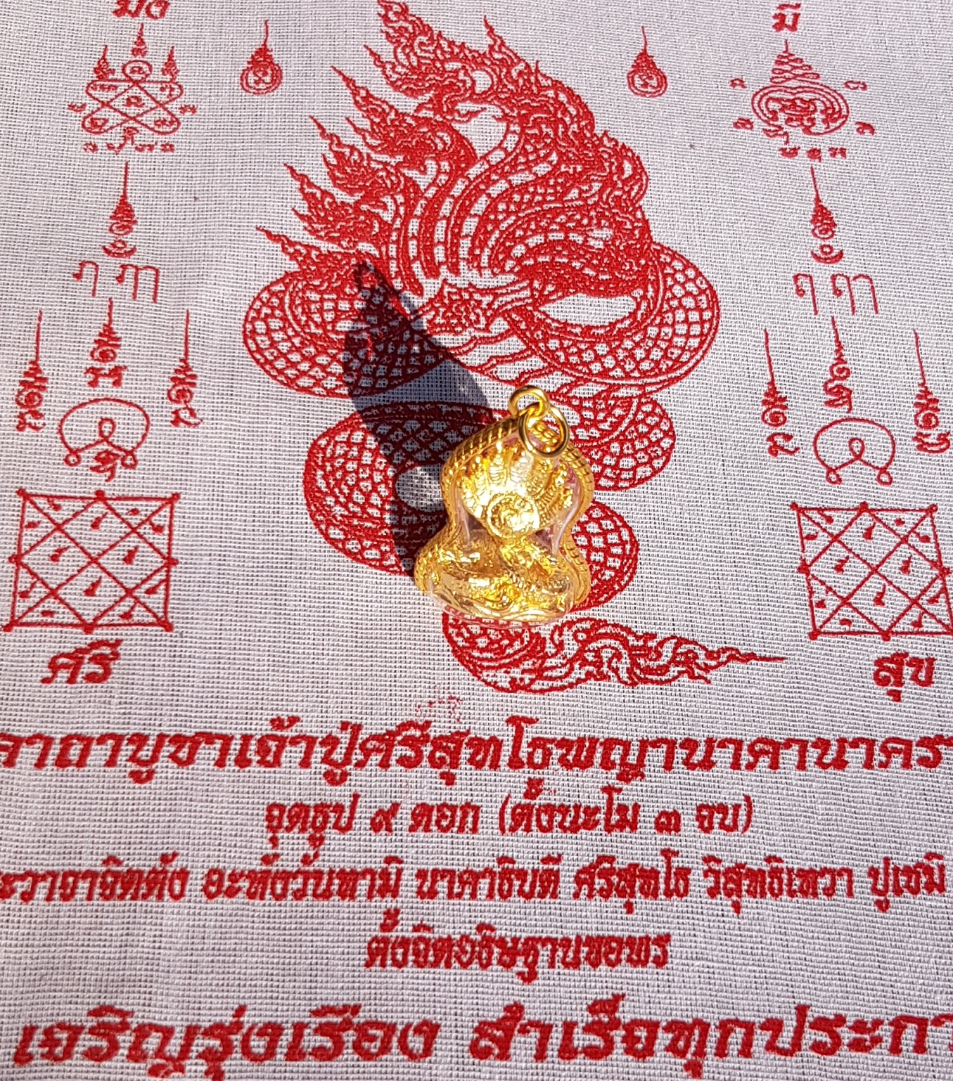 จี้พญานาคเจ็ดเศียรเล็ก พร้อมกรอบกันน้ำห้อยคอ โชคลาภถูกเลขเบอร์ใหญ่ ปลุกเสกแล้ว (ไม่รวมสร้อย) มีของพร้อมส่งคะ ฟรียันต์