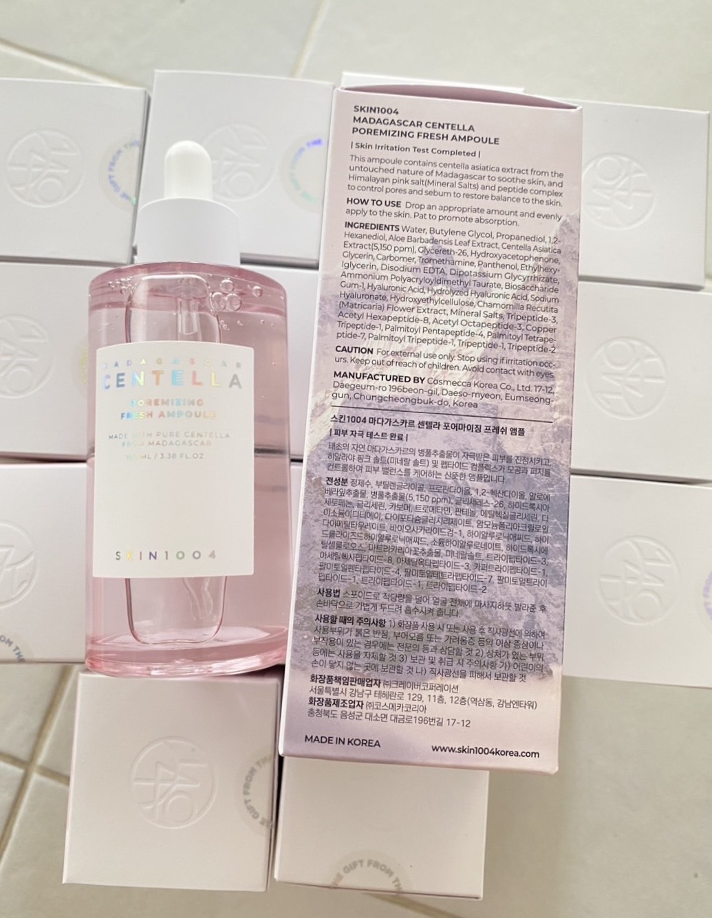 SKIN1004 Madagascar Centella Poremizing Fresh Ampoule 100ml. แอมพูลช่วยกระชับรูขุมขนให้เล็กลง