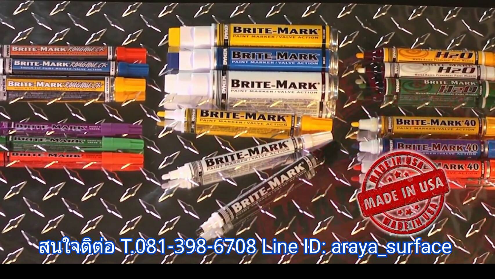 BRITE-MARK เป็น Permanent Marker ปากกา ใช้งานเอนกประสงค์