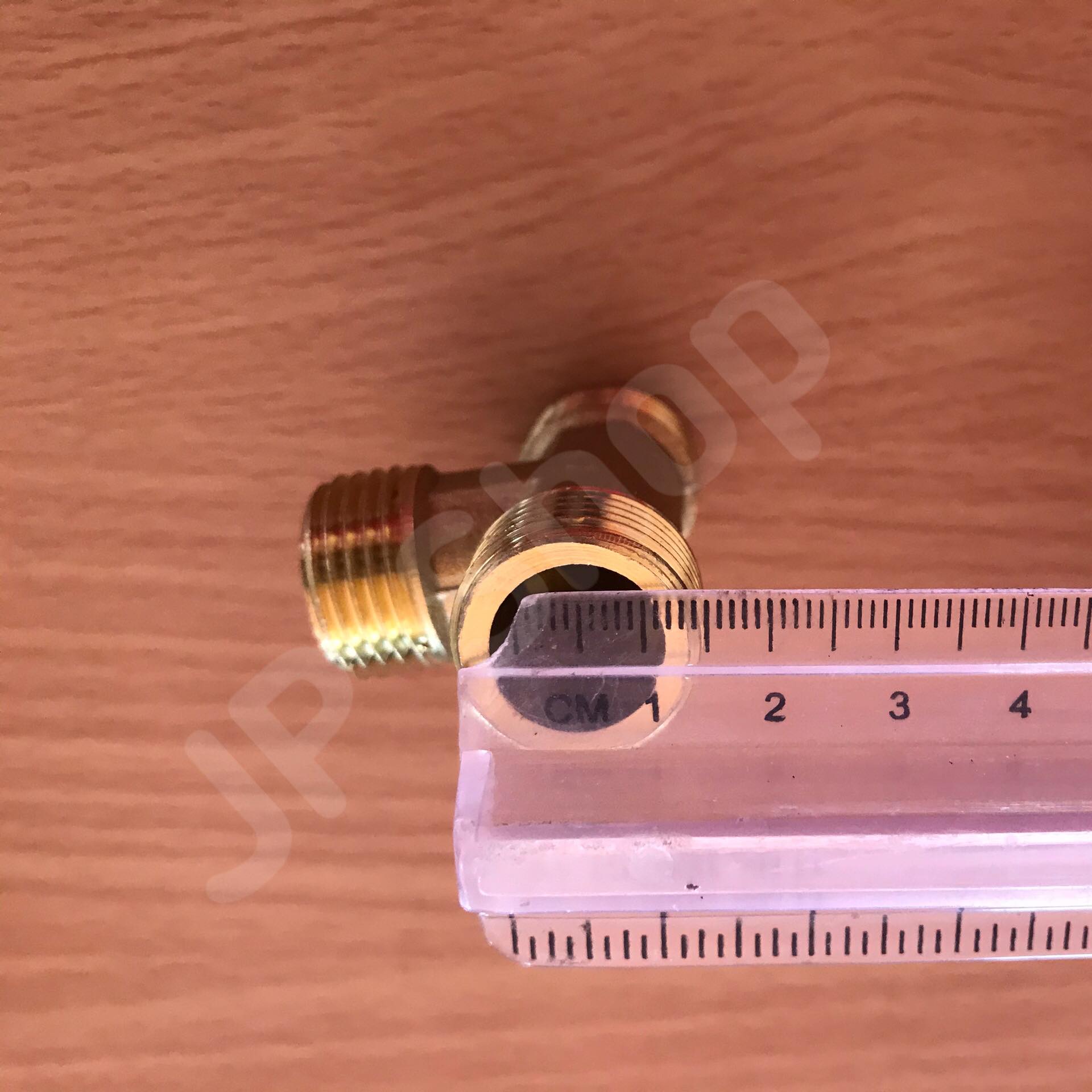 ข้อต่อทองเหลือง สามทางเกลียวนอกขนาด 4 หุน ข้อต่อ ทองเหลือง สามทาง #0454