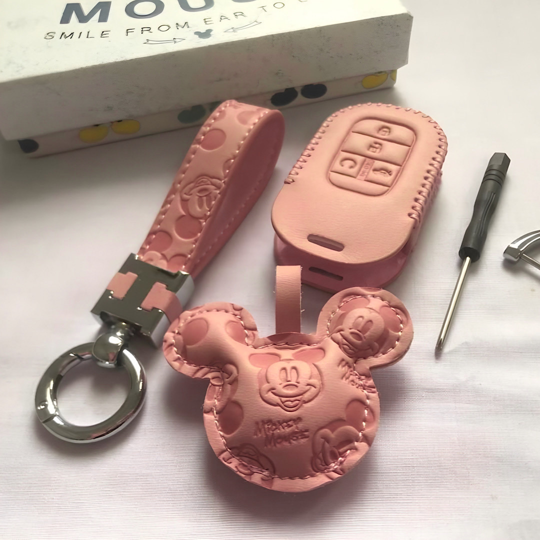 เคสกุญแจ Honda Accord G11 2023-2028 หนังแท้ ลาย MICKEY MOUSE