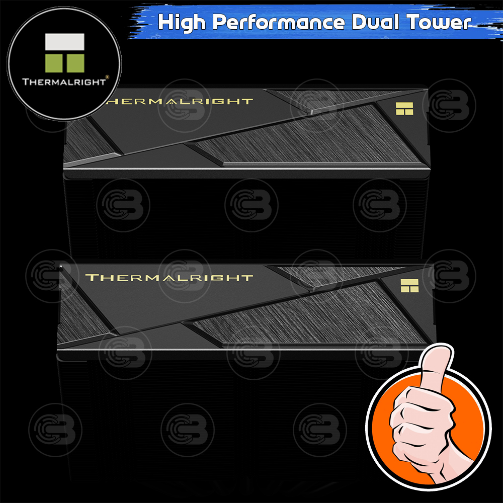 [CoolBlasterThai] Thermalright Royal Pretor 130 Ultra BLACK CPU Heat Sink (AM5/LGA1851 Ready) ประกัน 5 ปี