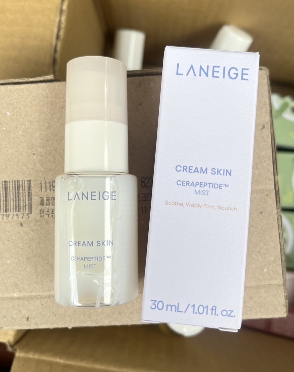 Laneige Cream Skin Mist 30ml. มิสต์บำรุงผิวแบบ 2-in-1 โทนเนอร์ + ครีม