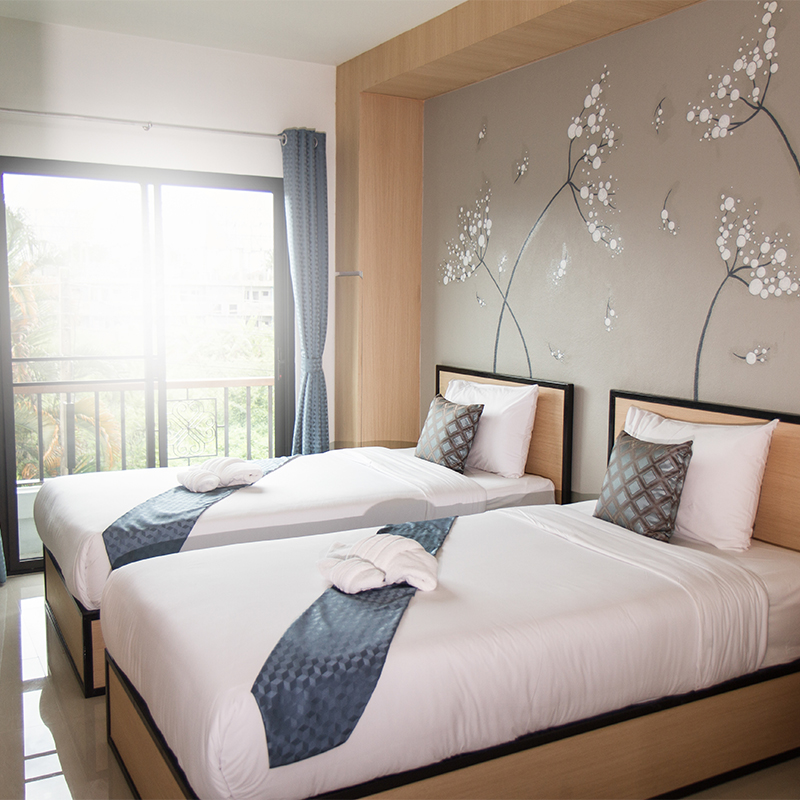 VC ห้องพักเชียงราย โรงแรมใหม่ ที่พัก ในเมือง ห้องสวย สไตล์คอนโด กว้าง สะอาด มีที่จอดรถ มีห้องให้เลือก 3 แบบ