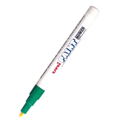 ปากกาเพ้นท์ ยูนิ รุ่น PX-21 สีเขียว