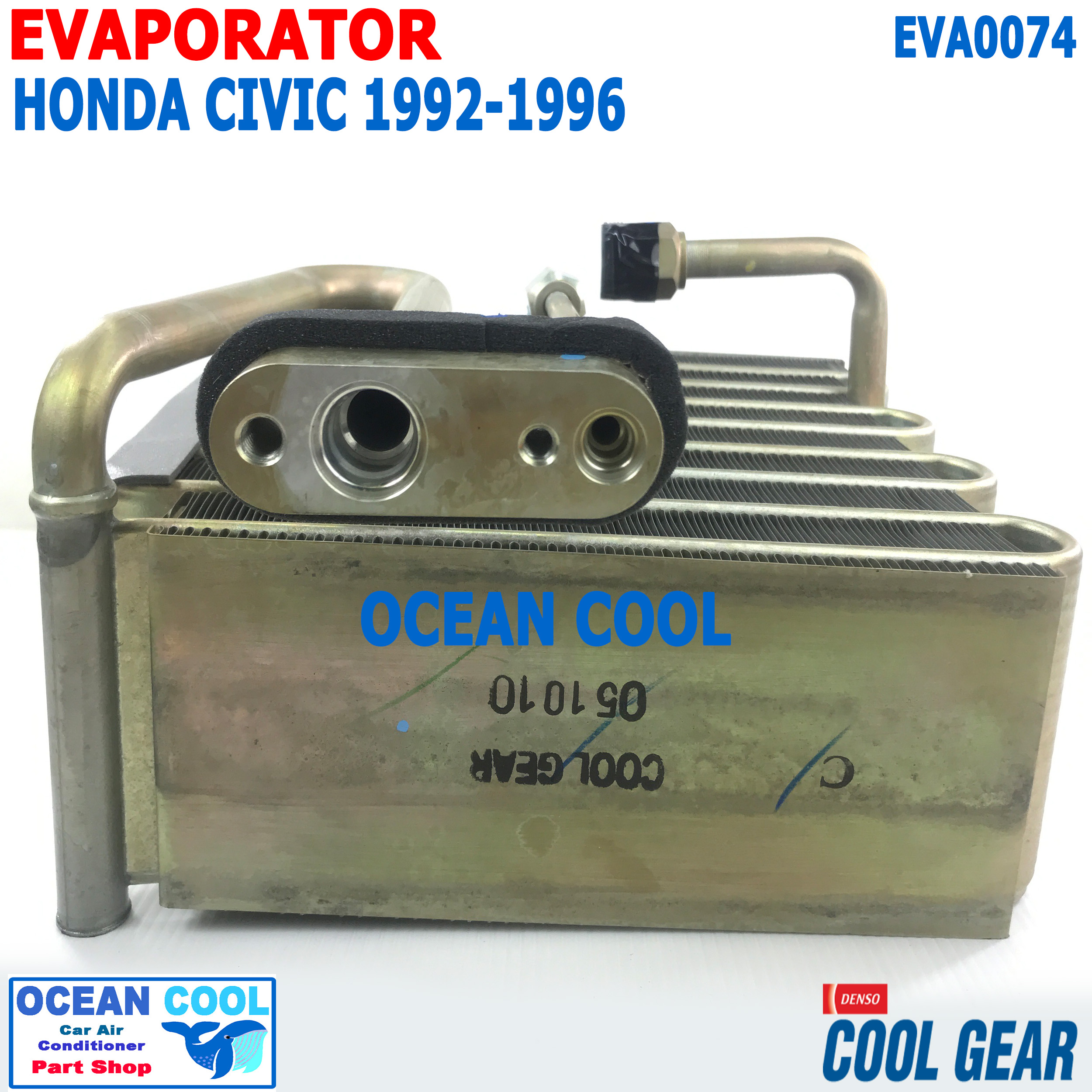 คอยล์เย็น ฮอนด้า ซีวิค ปี 1992 -1996 EVA0074 Cool gear แท้รหัส TG047600-92904W EVAPORATOR for Honda Civic Evap ซีวิก ตู้แอร์ คอยเย็น