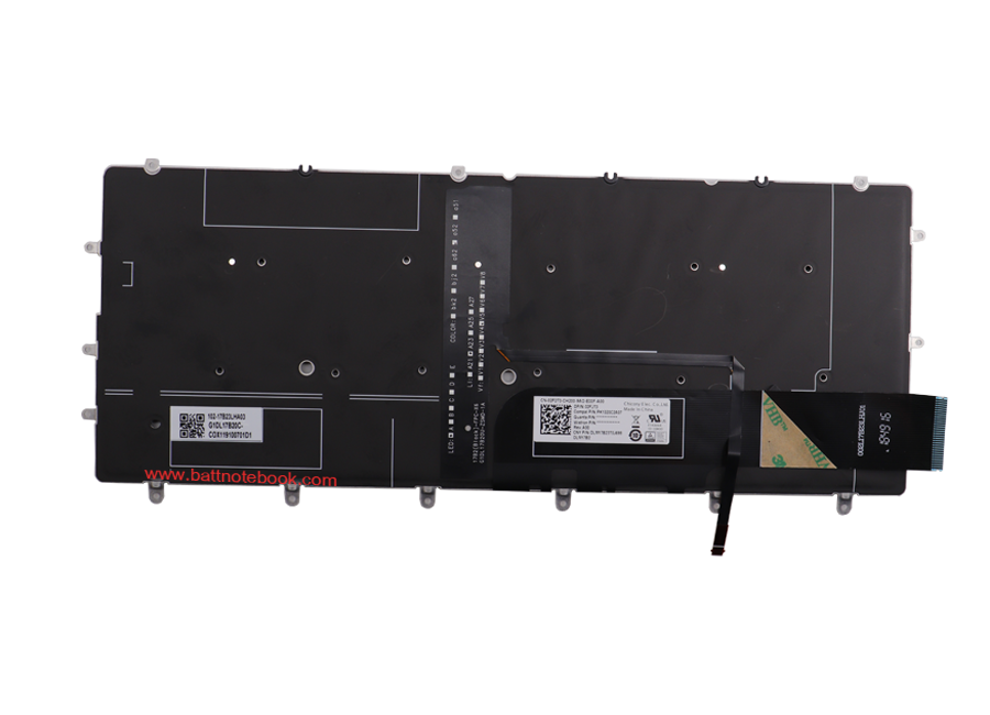 คีย์บอร์ด มีไฟ Dell XPS 13 7390 ไทย อังกฤษ แท้ ราคา พิเศษ Keyboard Dell 7390 ตรงรุ่น ตรงสเปค ประกันศูนย์ Dell Thailand