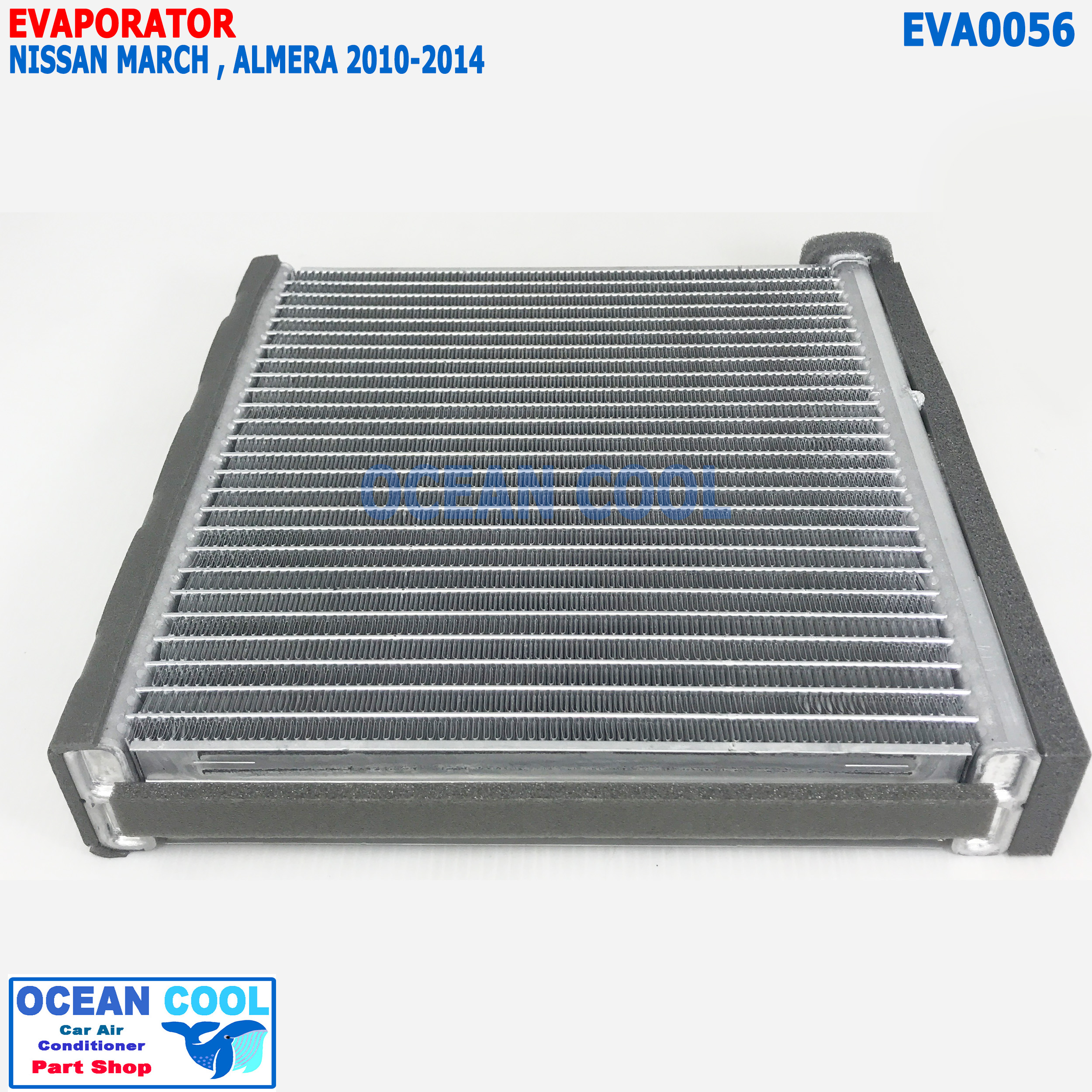 คอยล์เย็น นิสสัน มาร์ช , อัลเมอร่า 2010 - 2014 EVA0056 Evaporator Nissan March , Nissan Almera ตู้แอร์ คอยเย็น พ.ศ. 2553 ถึง 2557 อะไหล่ แอร์ รถยนต์ 2011 2012 2013