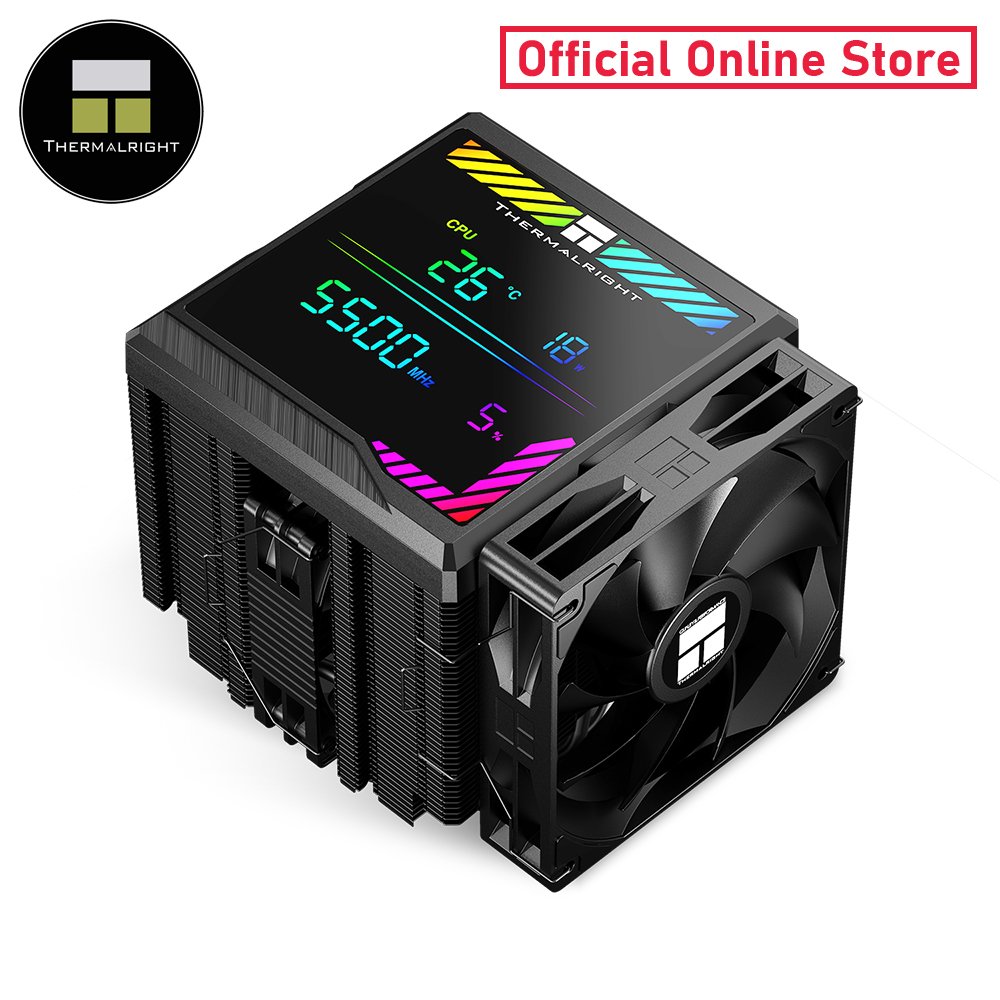 Thermalright Bundle Set Mid-Tower Temered Glass+ PSU 750W Gold+ Reverse Fan+ Air Cooler