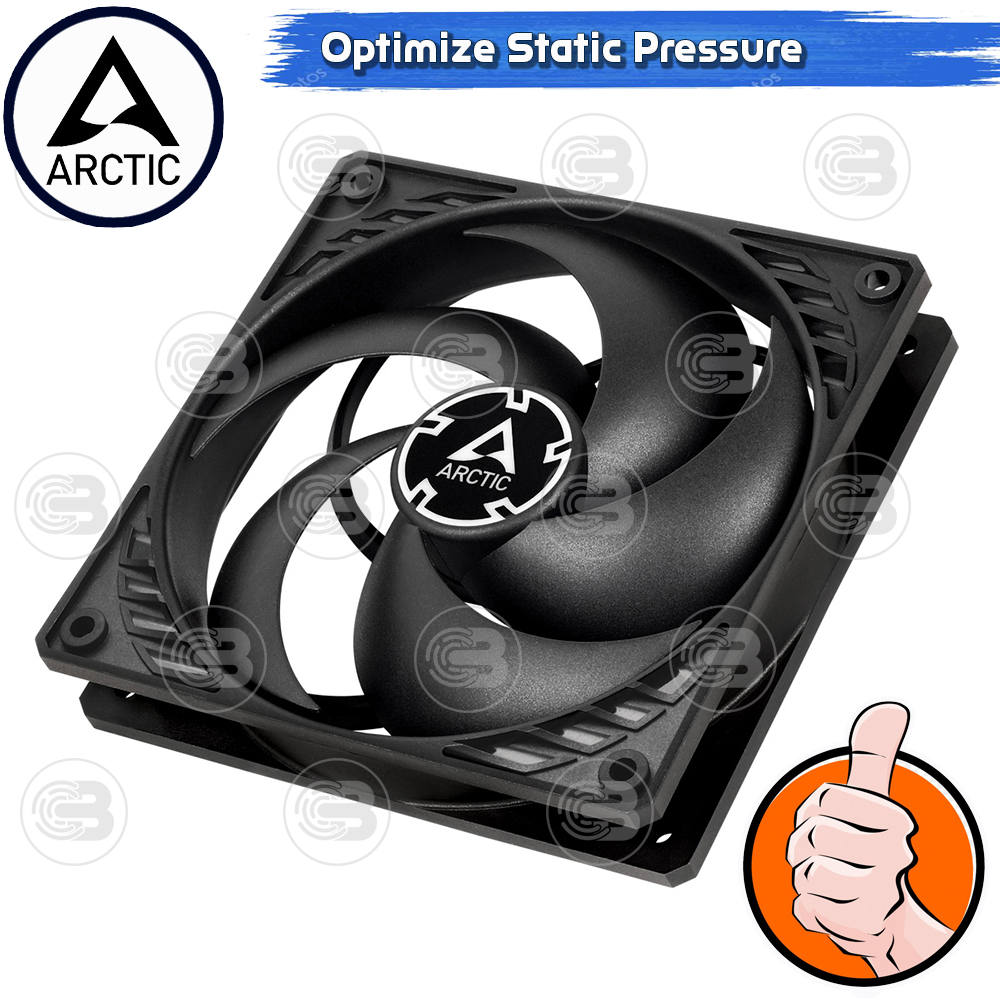 [CoolBlasterThai] ARCTIC P12 Black (size 120 mm.) PC Fan Case ประกัน 6 ปี