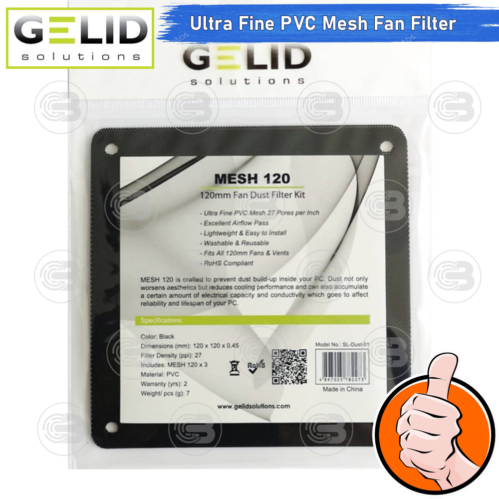 [CoolBlasterThai] GELID MESH 120 DUST FILTER KIT (SL-Dust-01)