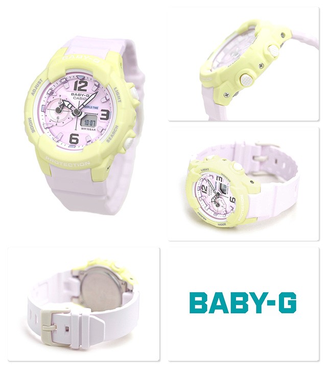 Casio Baby-G นาฬิกาข้อมือผู้หญิง สายเรซิ่น รุ่นBGA-230PC-9BDR