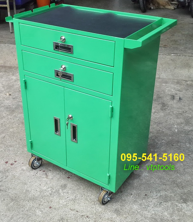 ตู้เครื่องมือ2ชั้น ด้านล่างเป็นประตูซ้าย/ขวา