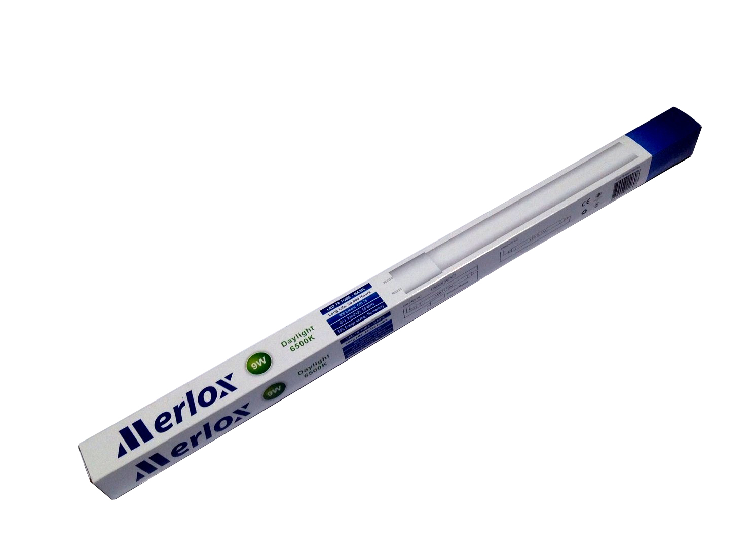 หลอดนีออน LED TUBE T8 9W 6500K G13 MERLOX