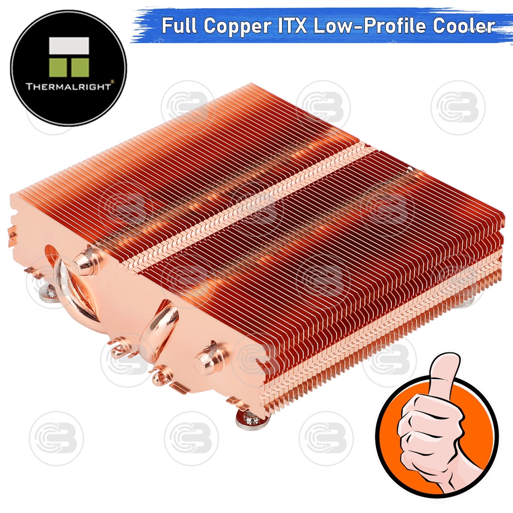 [CoolBlasterThai] Thermalright AXP90 X47 Full Copper Low-Profile CPU Cooler with 4 Heatpipes (AM5/LGA1851 Ready) ประกัน 6 ปี