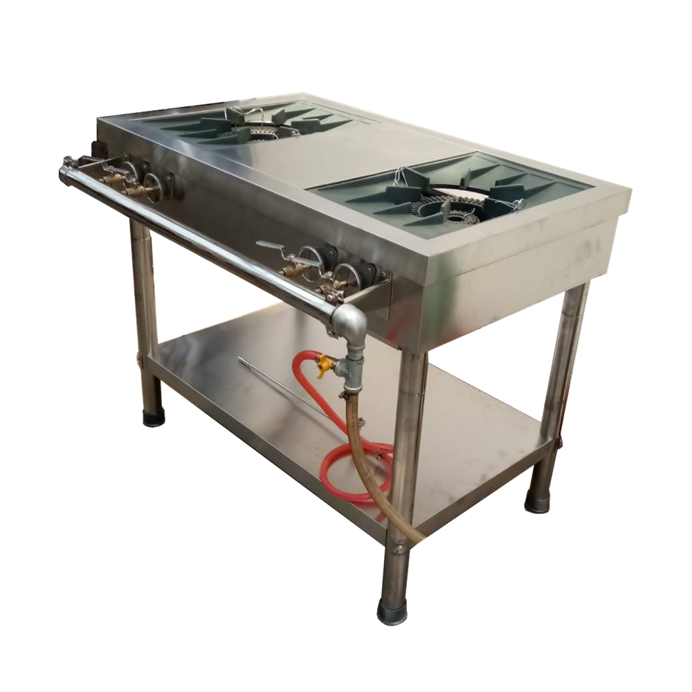 เตาแรงดันสแตนเลสเกาหลี แบบ 2 หัว รุ่น : HSSC-1007580