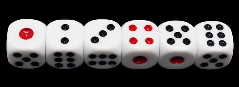 ลูกเต๋าเมลามีนอย่างดี Melamine Dice