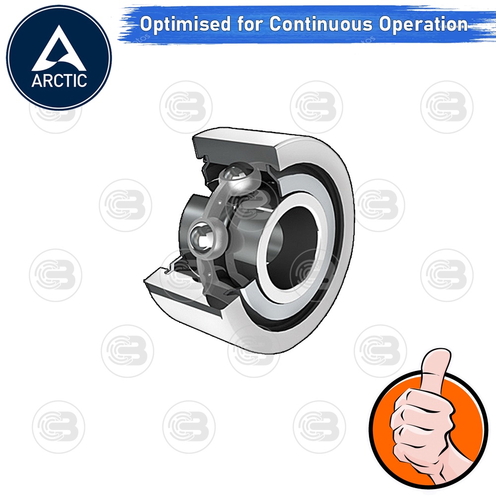 [CoolBlasterThai] ARCTIC P12 PWM PST CO Black (size 120 mm.) PC Fan Case ประกัน 6 ปี