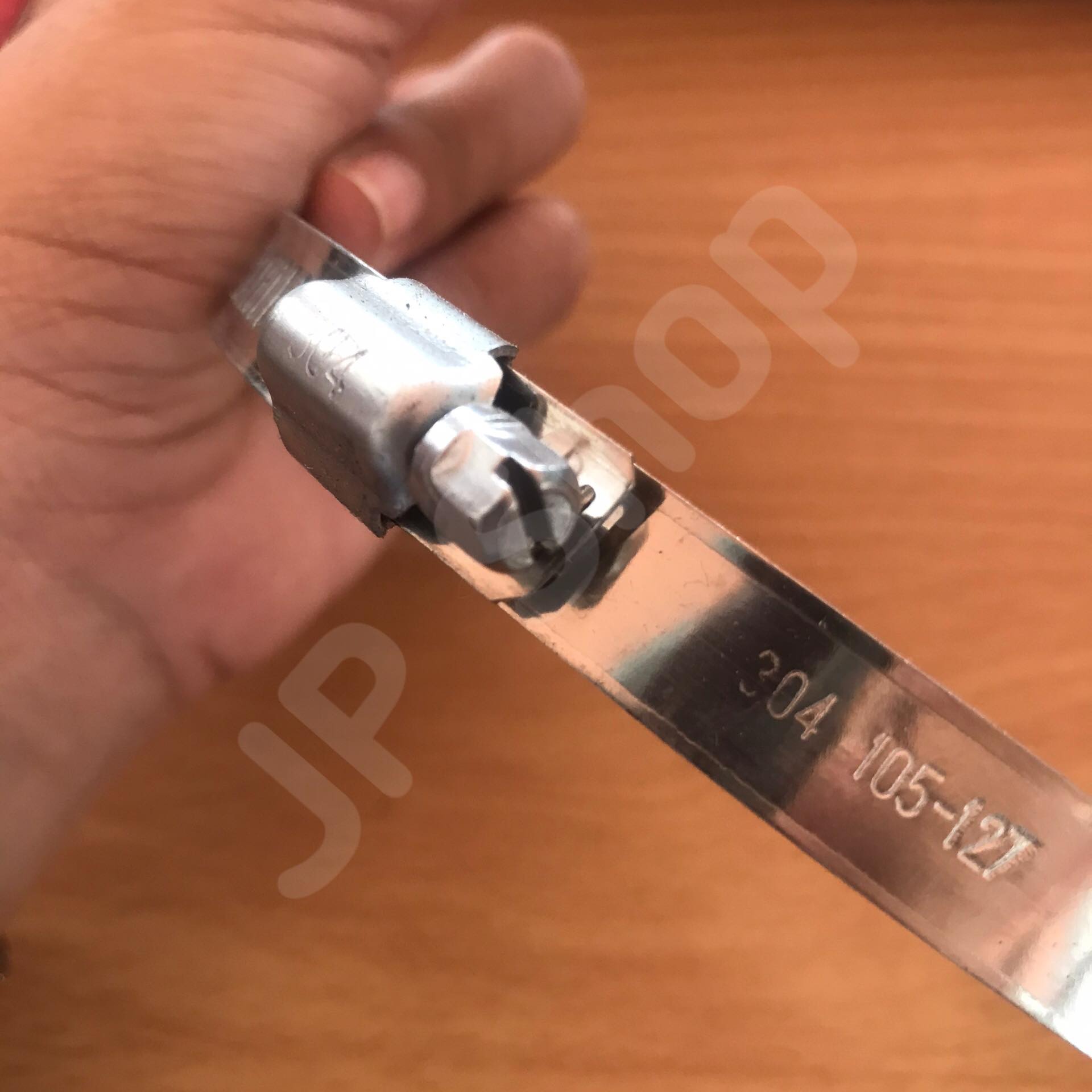 ปลอกรัด 105-127 (12 มม.) แคลมป์รัดท่อสแตนเลส 304 #105127