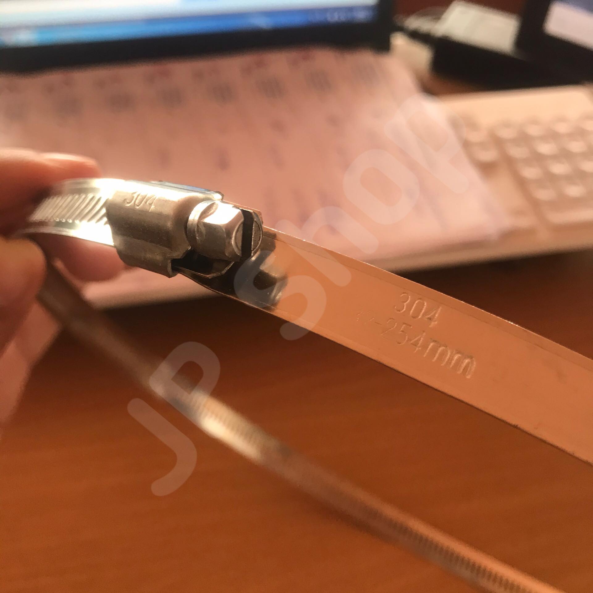 ปลอกรัด 232-254 (12 มม.) แคลมป์รัดท่อสแตนเลส 304 #232254