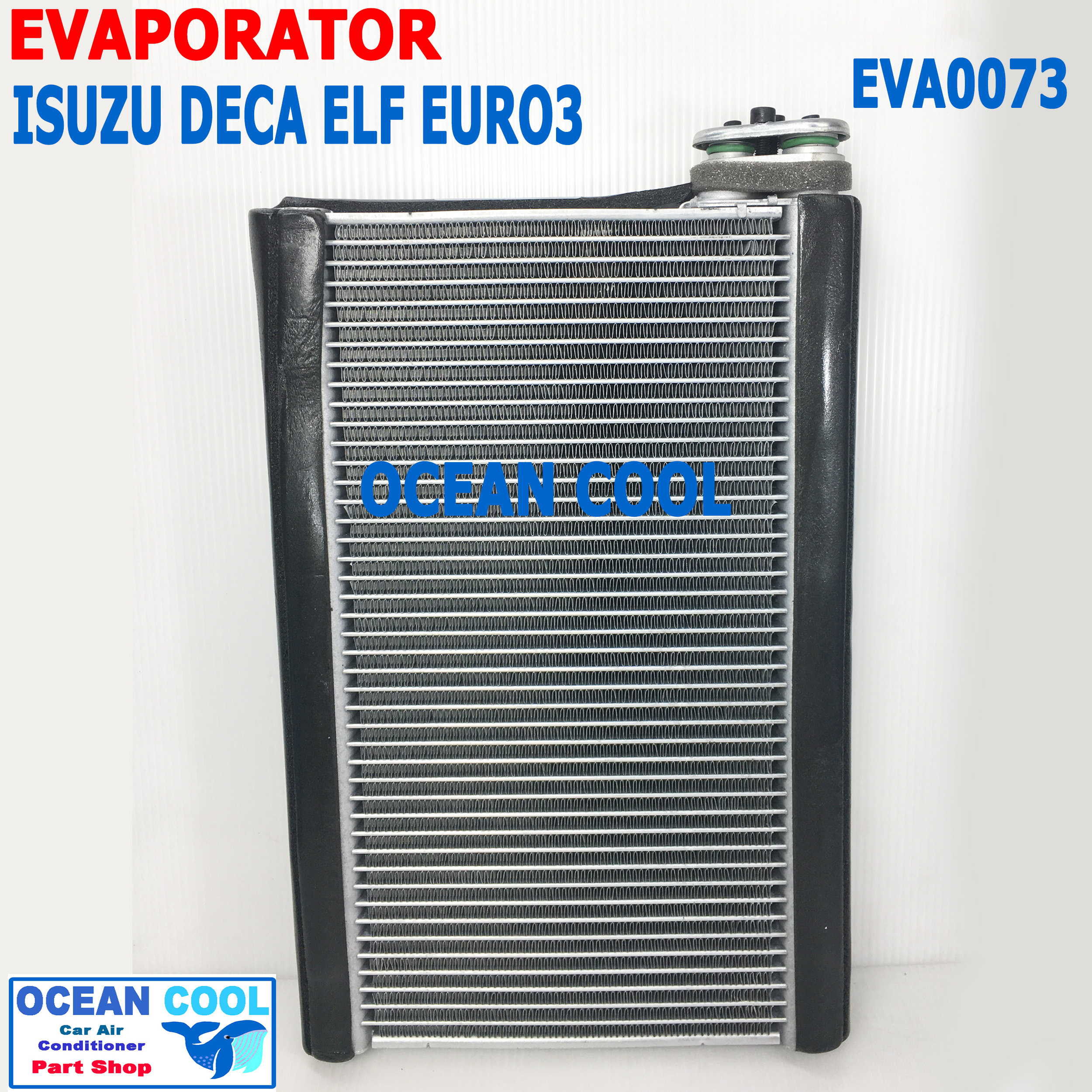 คอยล์เย็น อีซูซุ เดก้า , เอลฟ์ , ฮีโน่ เมก้า 500 , ELF EVA0073 EVAPORATOR Isuzu Deca , FVZ , NMR , NLR , NPR , Hino Mega 500 อะไหล่ แอร์ รถยนต์ ตู้แอร์ รังผึ