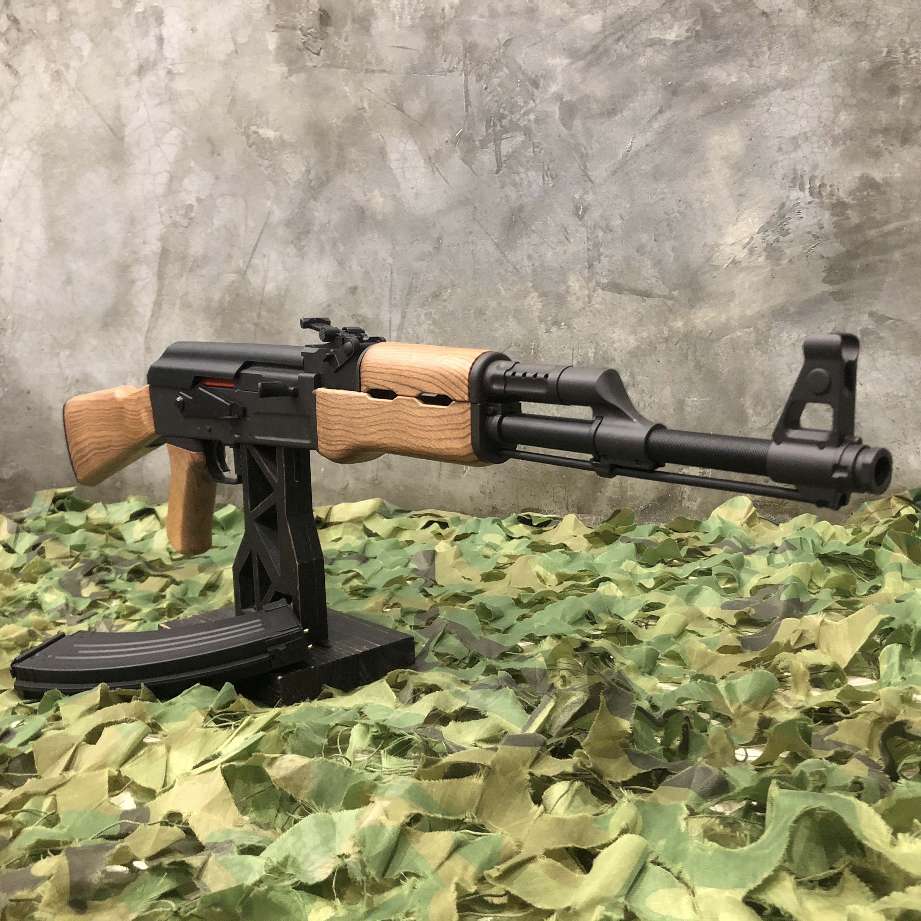 ปืนเจล ปืนเจลไฟฟ้า รุ่น AK47 (Blowback) เฟืองเหล็กยกชุด เวอร์ใหม่ 2024
