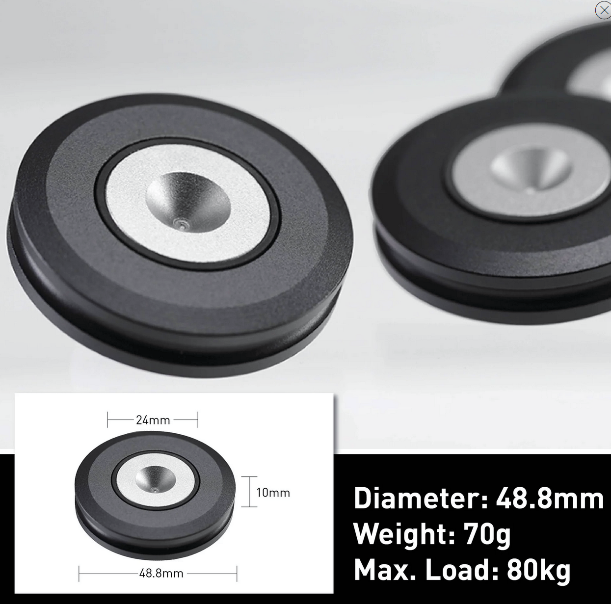 X-PAD III Speaker spike pads shoes