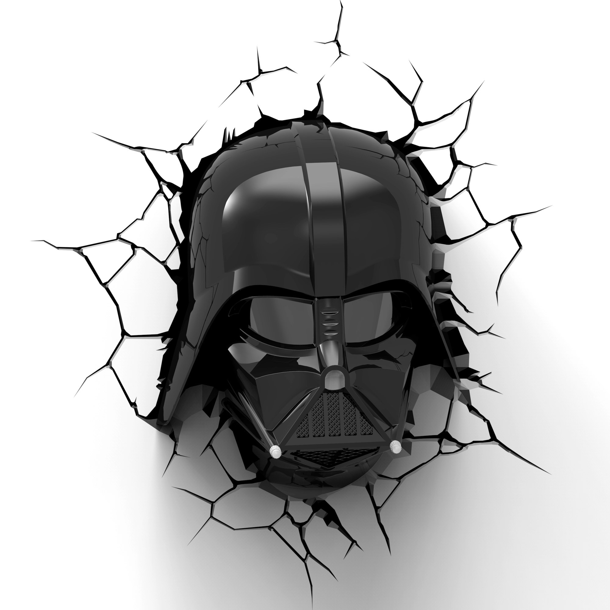 3D Wall Light โคมไฟทะลุผนัง Darth Vader - Star Wars