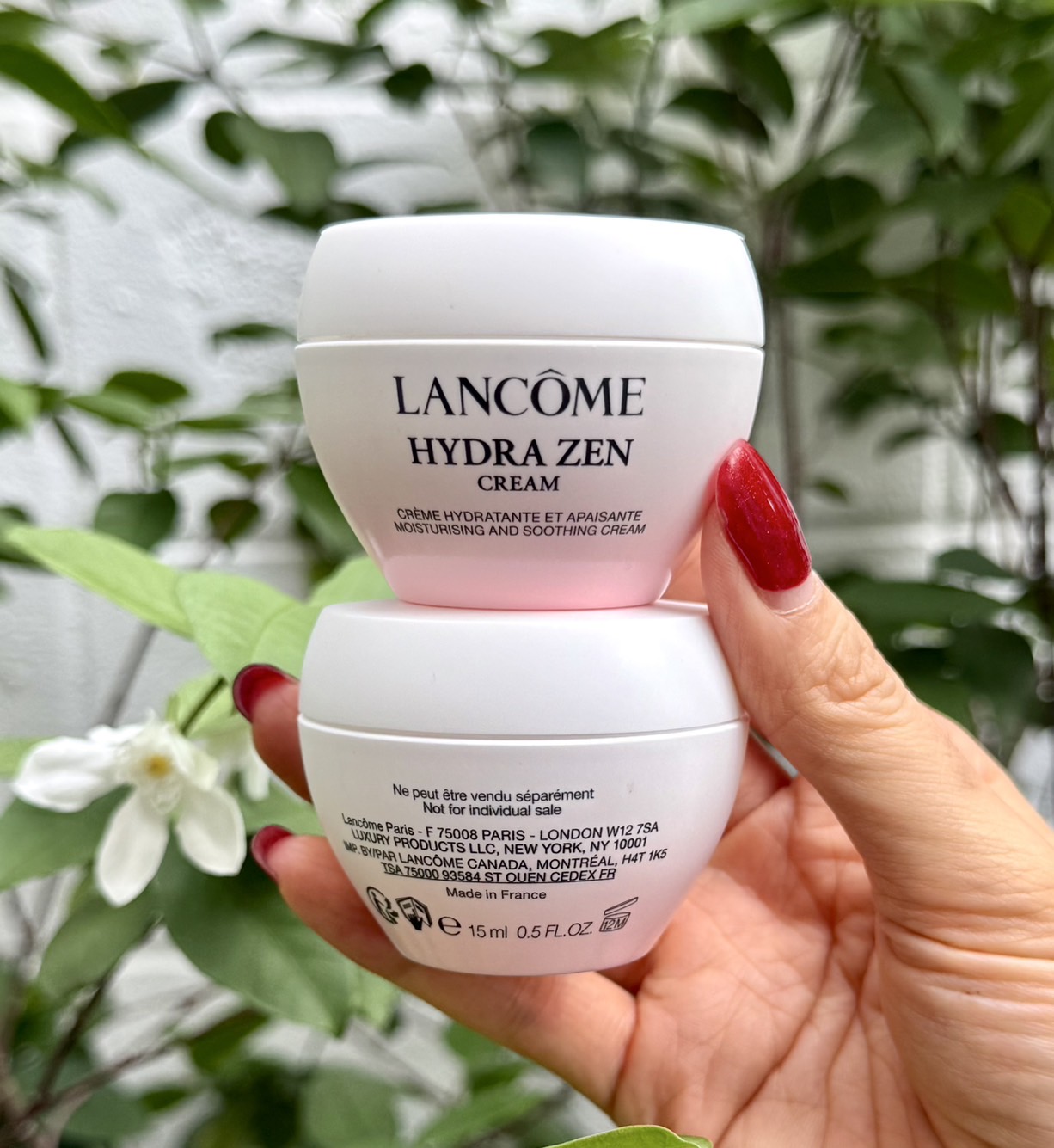 Lancome Hydra Zen Cream MOISTURIZING & SOOTHING CREAM 15ml. มอยส์เจอร์ไรเซอร์ ครีมบำรุงกลางวัน (1กระปุก)