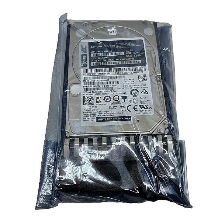 Lenovo 00MM740, 00MM742, AT1Q [TorCompTH ขาย จำหน่าย ราคา] Lenovo Storage 1.2TB 10K 2.5" SAS HDD (SED) for Lenovo E1024/S2200/S3200 Storage