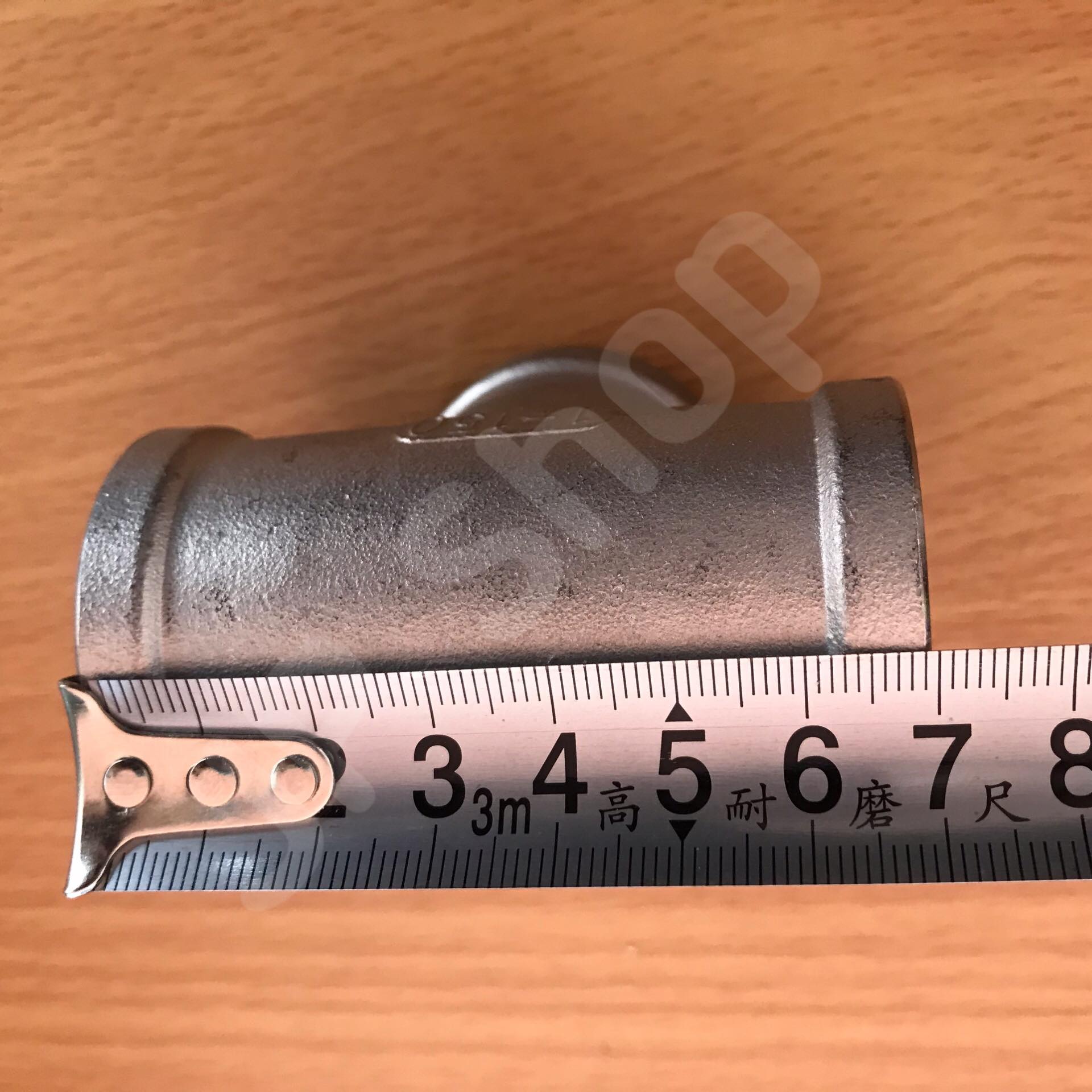 ข้อต่อสามทางสแตนเลส 304 ขนาด 1 นิ้ว (Stainless Steel Tee 304, 1" Female Thread (Tee F/F/F) #2851