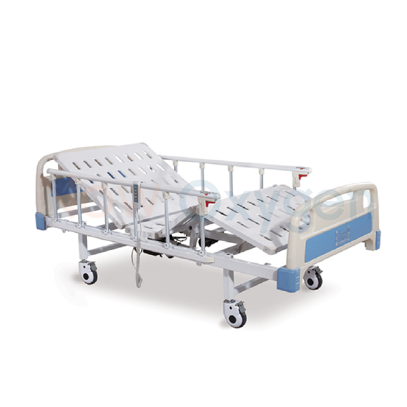 เตียงผู้สูงอายุไฟฟ้า 2 ฟังก์ชั่น ปรับพนังพิงหลัง และปรับงอเข่า (ปรับความสูง-ต่ำไม่ได้) รับประกันศูนย์ไทย 3 ปี