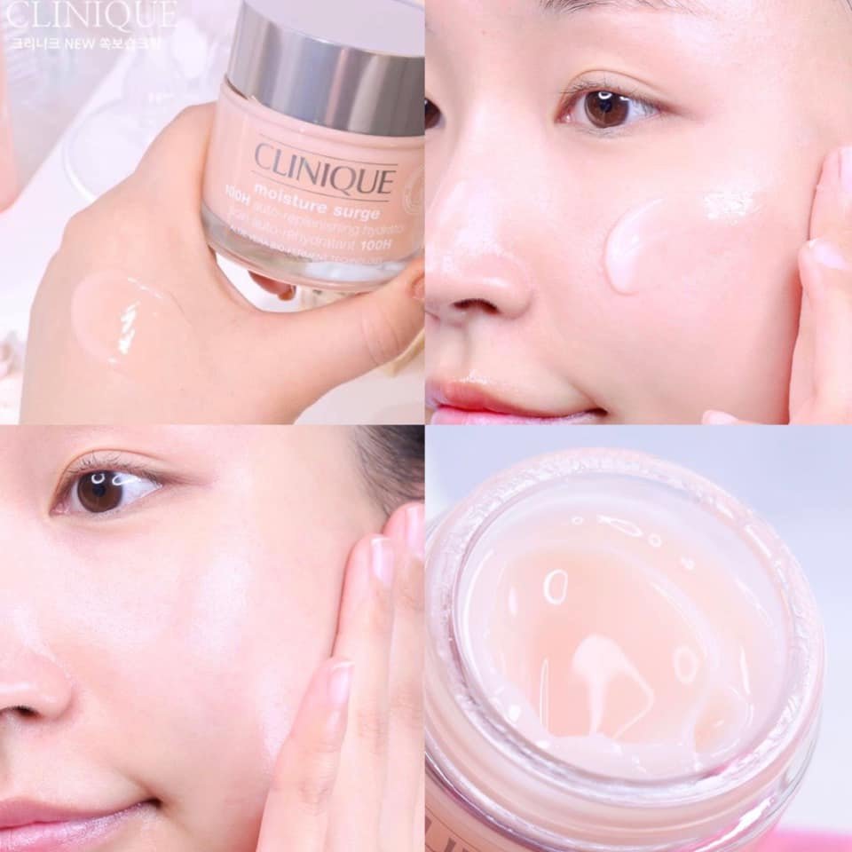 Clinique Moisture Surge 100-Hour Auto-Replenishing Hydrator 200ml. (1กระปุก) เจลครีมสูตรใหม่ “ผิวอิ่มน้ำนาน 3 วัน” 100ชั่วโมง