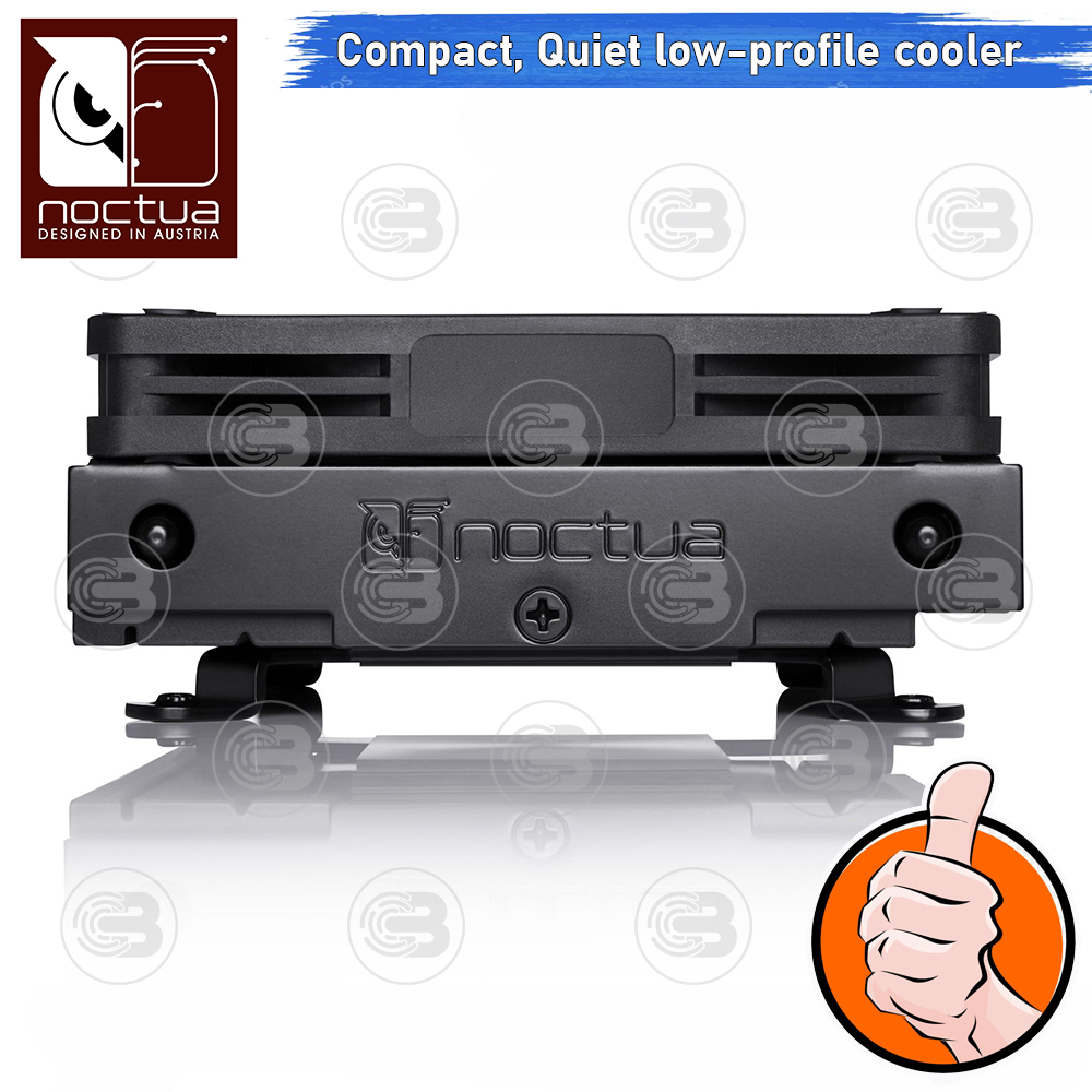 [CoolBlasterThai] Noctua NH-L9i-17xx Chromax.Black Quiet Low-porfile CPU Cooler (LGA1851/1700) ประกัน 6 ปี