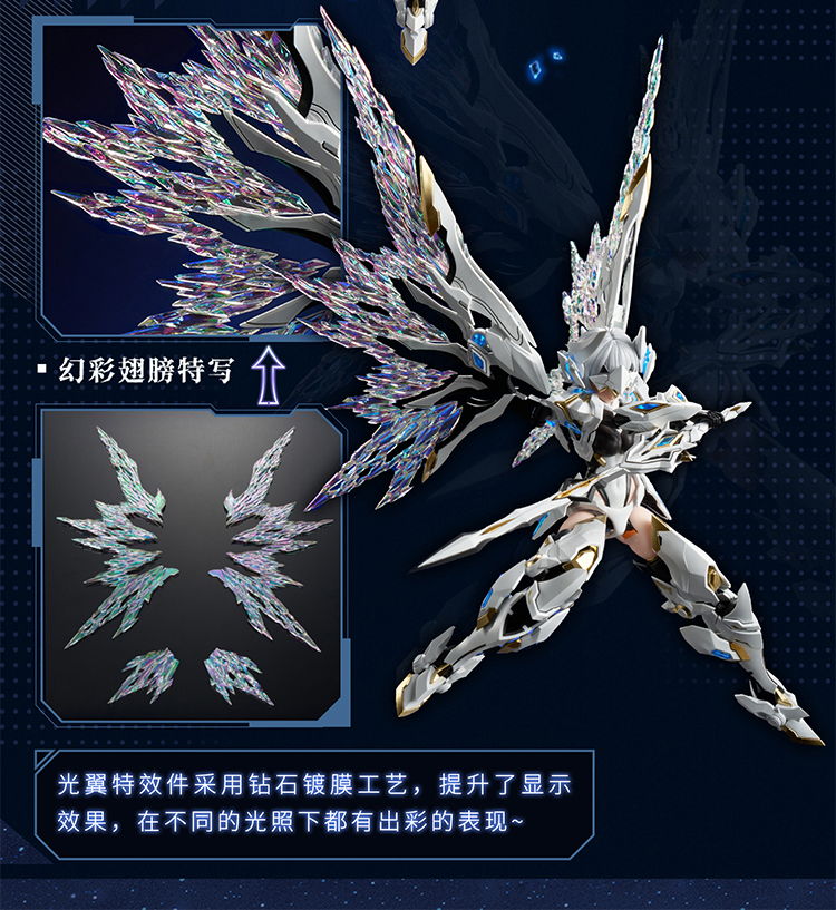 PRE-ORDER 1/12 White Dragon Knight - Galahad [Animester] (ล๊อตแรกแถมปีกแสง 2 สี)