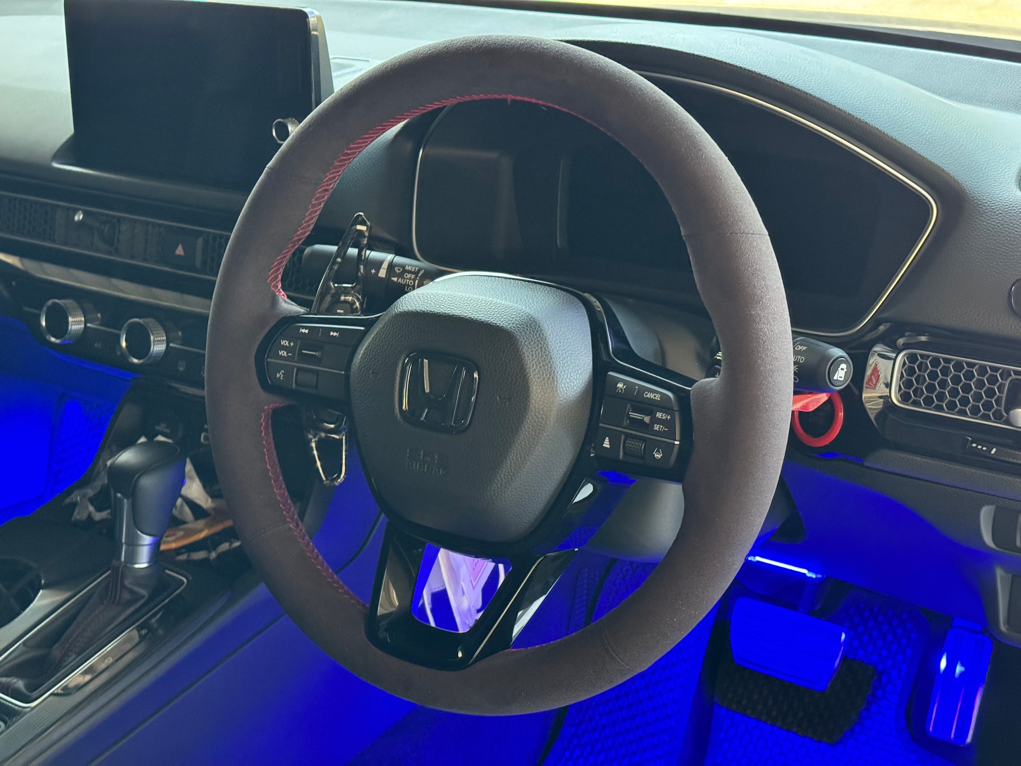 หนังหุ้มพวงมาลัย Honda Civic FE หนังกลับแท้