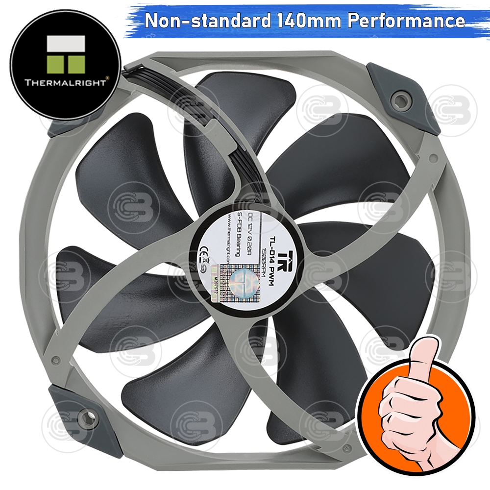 [CoolBlasterThai] Thermalright TL-D14 1500 RMP Fan Case 140 mm.(120mm fan hole pitch) ประกัน 6 ปี