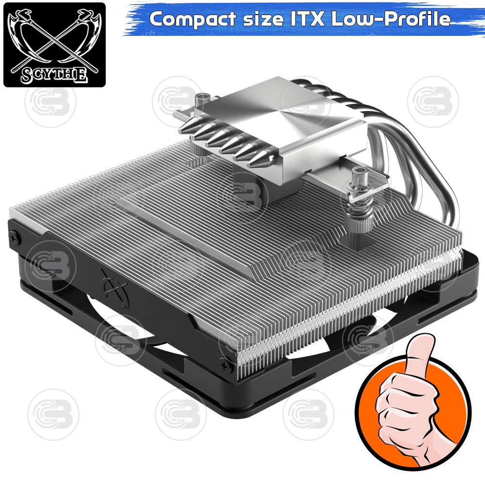 [CoolBlasterThai] SCYTHE BIG SHURIKEN 4 Low-Profile CPU Cooler with 4 Heatpipes (AM5/LGA1851 Ready)